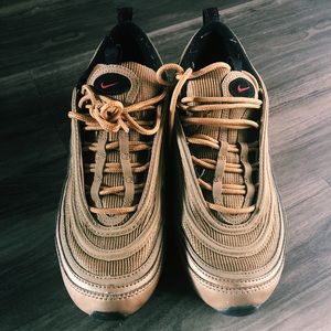 Gold Nike Air Max 97